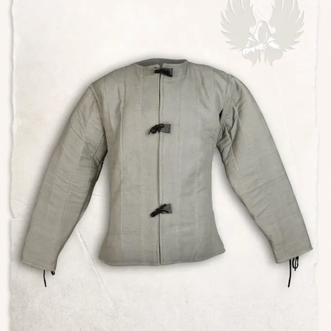 Mytholon 15th Century Gambeson Aulber, Cream Canvas