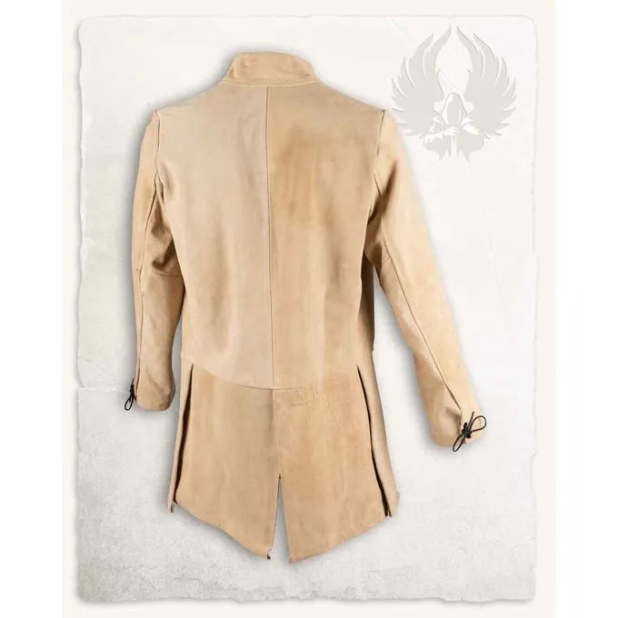 Mytholon 17th Century Suede Jacket Tilly, Sand (buffcoat) - Image 2