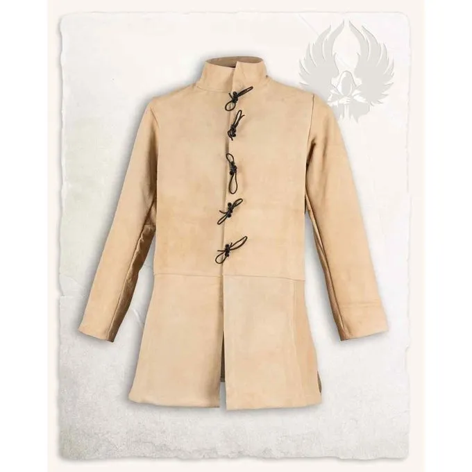 Mytholon 17th Century Suede Jacket Tilly, Sand (buffcoat)