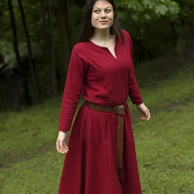 Epic Armoury Basic Dress, Dark Red/brown - Image 3
