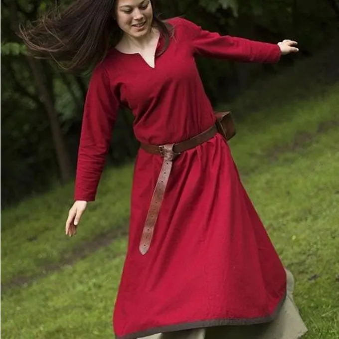 Epic Armoury Basic Dress, Dark Red/brown - Image 4