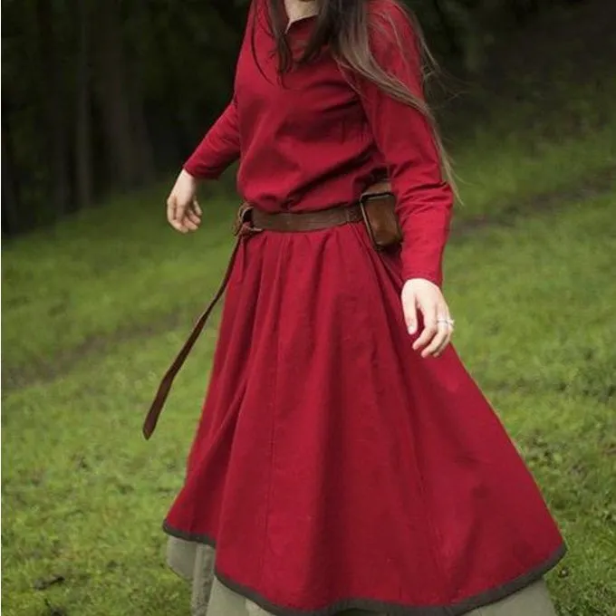 Epic Armoury Basic Dress, Dark Red/brown - Image 5
