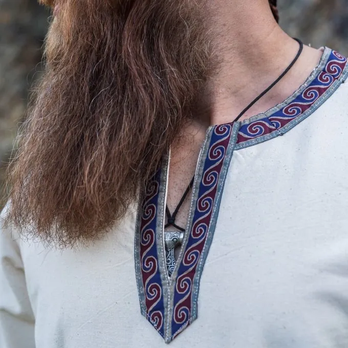 Leonardo Carbone Celtic Tunic Finn Cream - Image 3