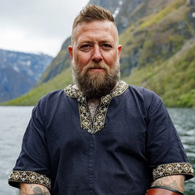 Leonardo Carbone Celtic Tunic, Short Sleeves, Black - Image 3