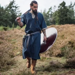 Leonardo Carbone Celtic Tunic, Short Sleeves, Blue