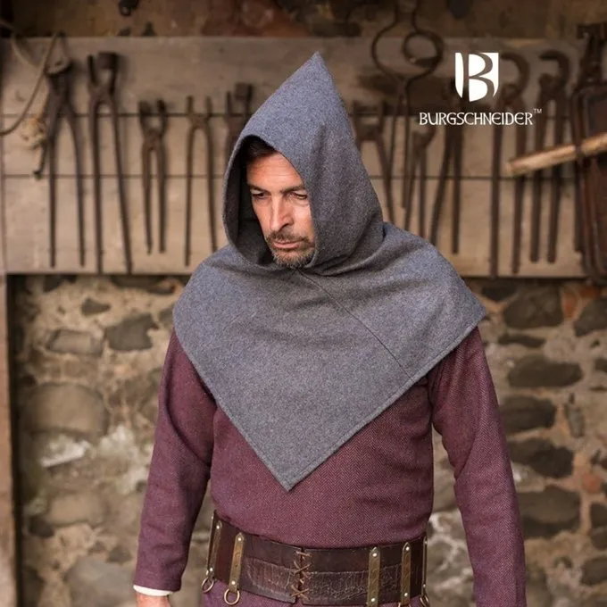 Burgschneider Chaperon Skjoldehamm, Wool, Grey - Image 2