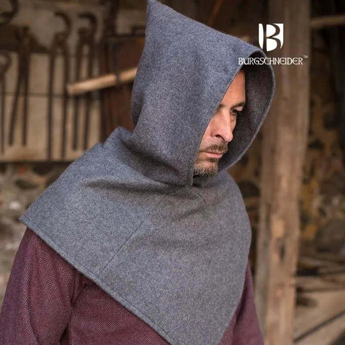 Burgschneider Chaperon Skjoldehamm, Wool, Grey - Image 3