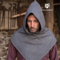 Burgschneider Chaperon Skjoldehamm, Wool, Grey