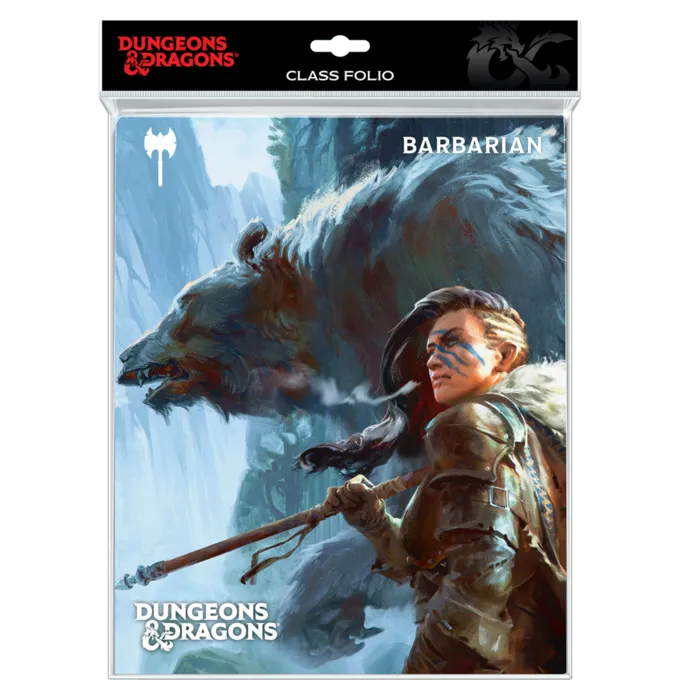 ULTRA PRO Class Folio D&D Incl Stickers Barbarian