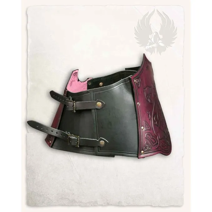 Mytholon Corset Isolde With Flowers, Red-black - Image 4