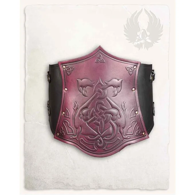 Mytholon Corset Isolde With Flowers, Red-black - Image 6