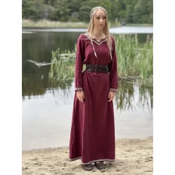 Leonardo Carbone Early Medieval Dress Aelswith, Red