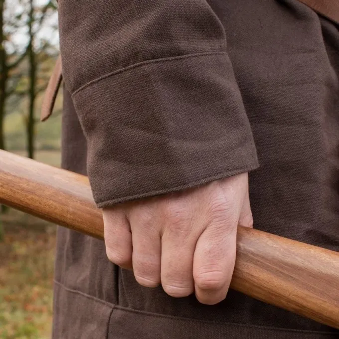 Early Medieval Kaftan Njord, Brown - Image 3