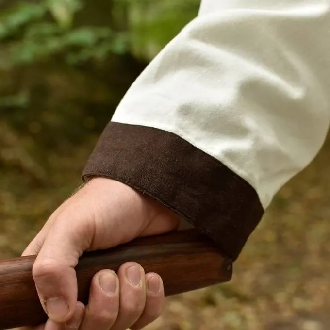 (Early) Medieval Tunic Clovis, Natural-brown - Image 4