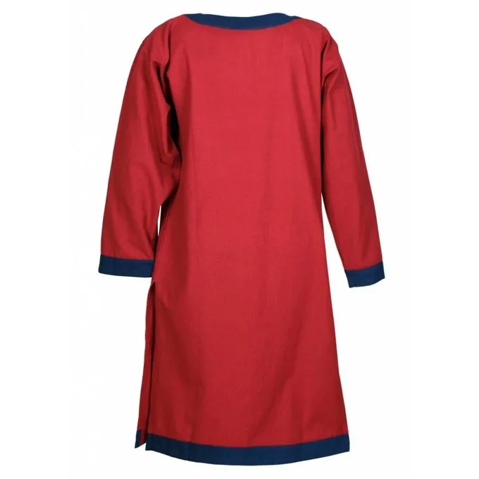 (Early) Medieval Tunic Clovis, Red-blue - Image 2