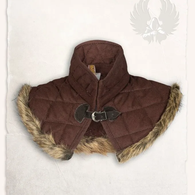 Mytholon Gambeson Collar Nimue Wool Brown - Image 2