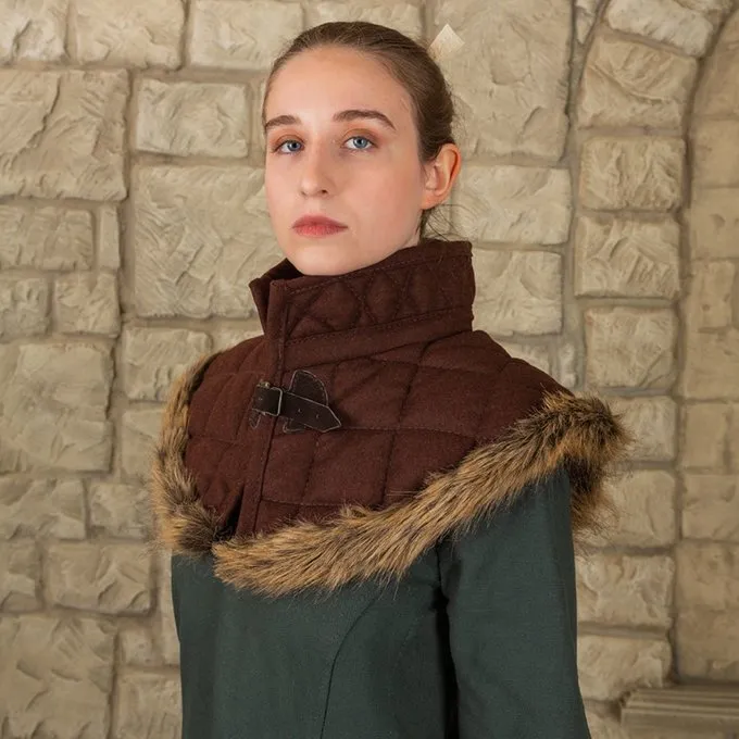 Mytholon Gambeson Collar Nimue Wool Brown