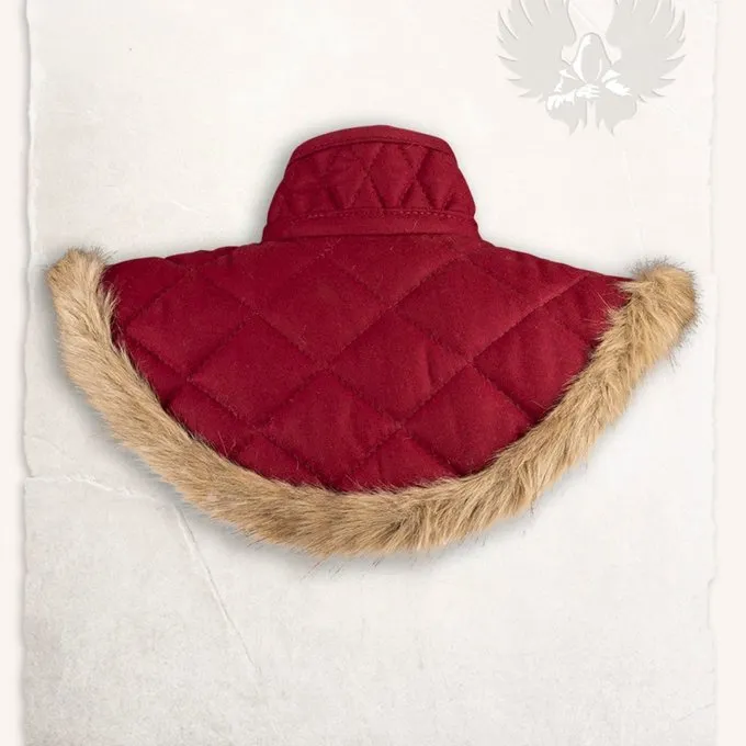 Mytholon Gambeson Collar Nimue Wool Burgundy - Image 2
