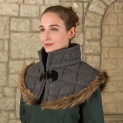 Mytholon Gambeson Collar Nimue Wool Grey
