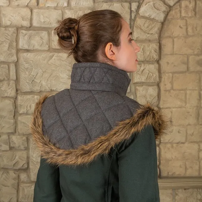 Mytholon Gambeson Collar Nimue Wool Grey - Image 5