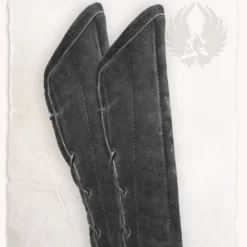 Mytholon Gambeson Greaves Leopold Suede Leather Black