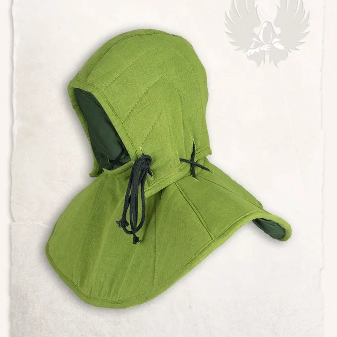 Mytholon Gambeson Hood And Collar Aulber Linen Green - Image 3