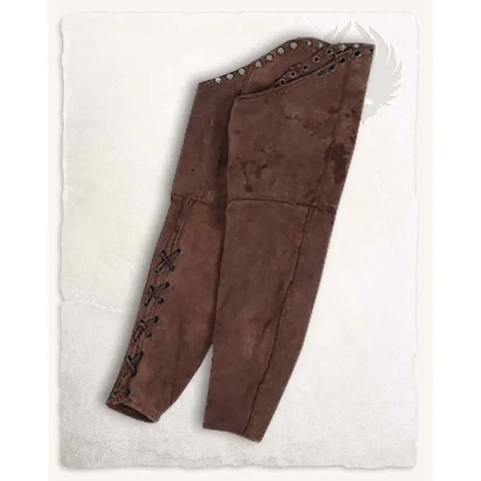 Mytholon Garen Gambeson Sleeves, Black Leather - Image 3