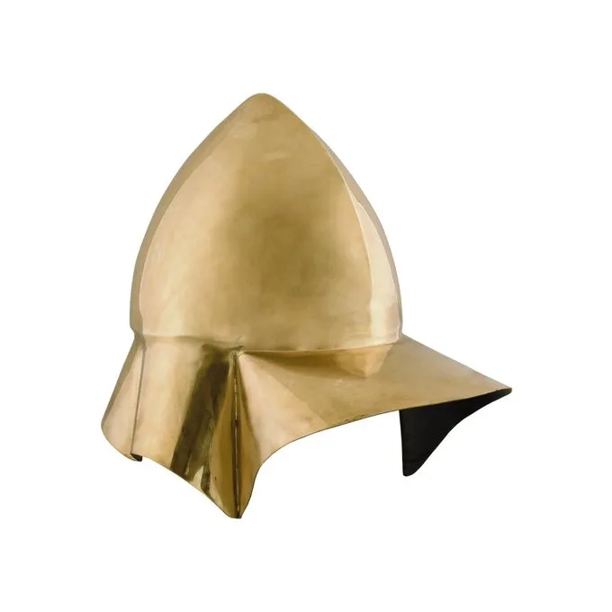 Deepeeka Greek Boeotian Helmet, Brass - Image 2