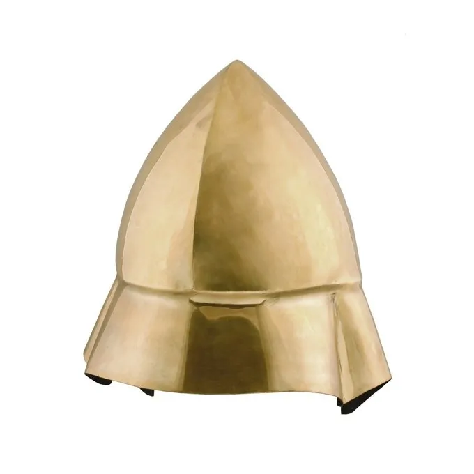 Deepeeka Greek Boeotian Helmet, Brass - Image 4