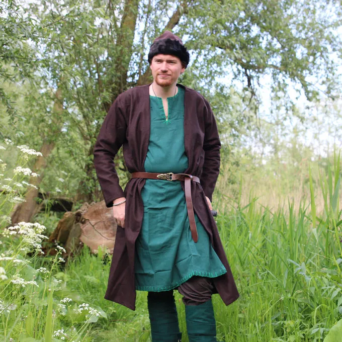 Leonardo Carbone Kaftan Gustav, Brown - Image 3