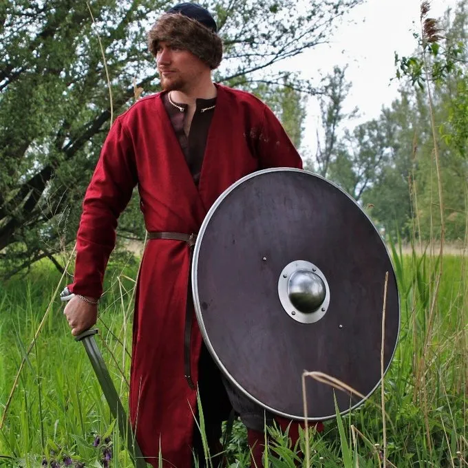 Leonardo Carbone Kaftan Gustav, Red - Image 2