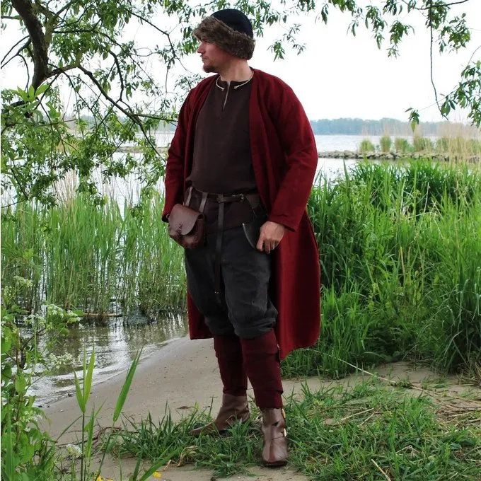 Leonardo Carbone Kaftan Gustav, Red - Image 4