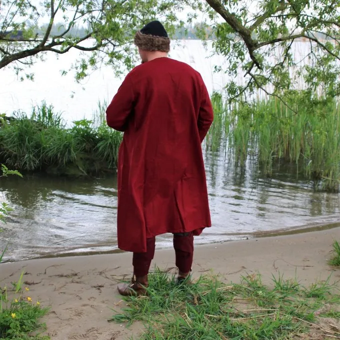 Leonardo Carbone Kaftan Gustav, Red - Image 6