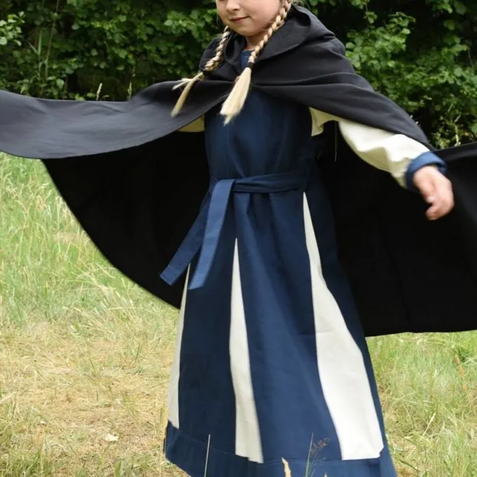 Kids Cloak Arthur, Black - Image 5