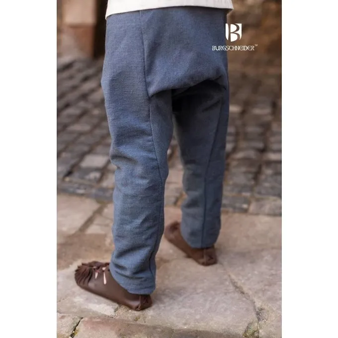 Burgschneider Kids Thorsberg Trousers Ragnarsson, Grey - Image 2