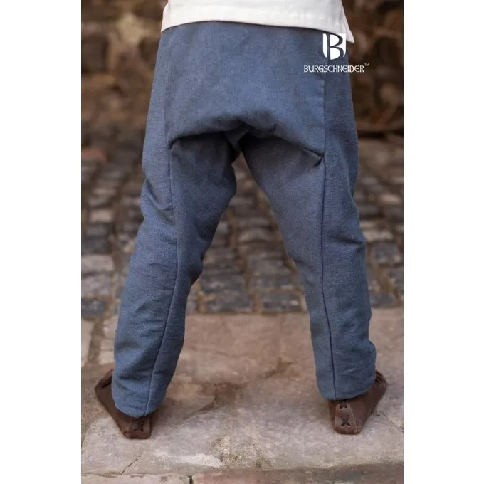 Burgschneider Kids Thorsberg Trousers Ragnarsson, Grey - Image 3