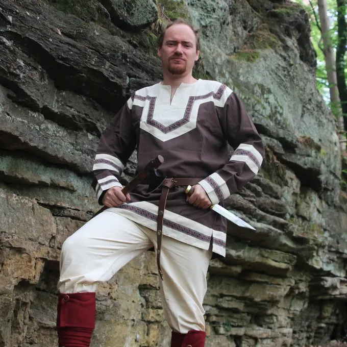 Leonardo Carbone Leg Wrappings Hredulf, Red - Image 4