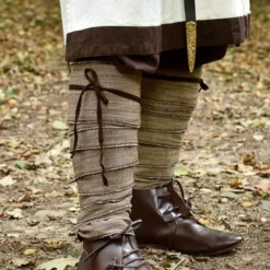 Leg Wrappings With Herringbone Motive