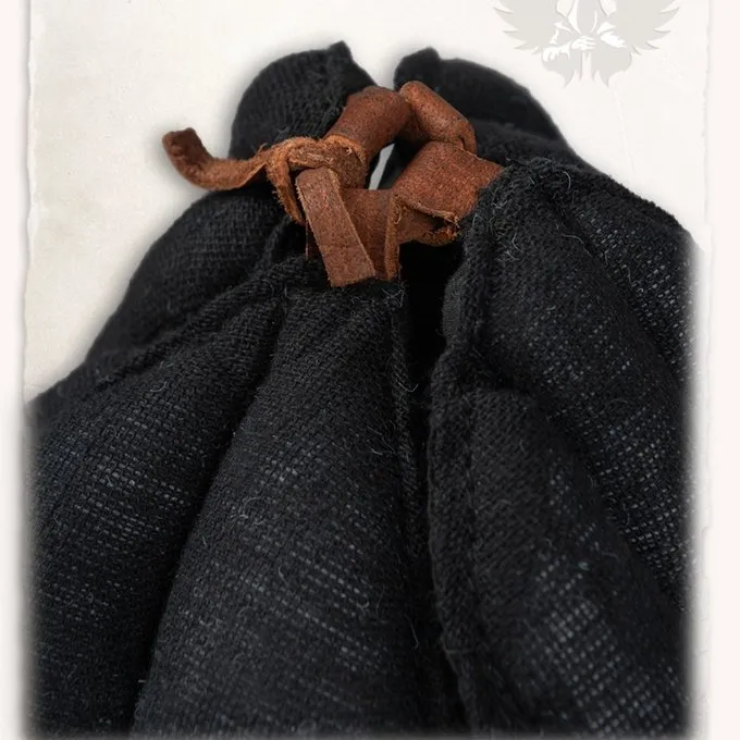 Mytholon Linen Arming Cap Aulber Black Open - Image 2