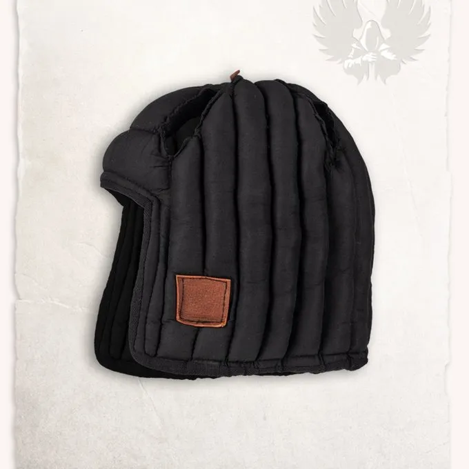 Mytholon Linen Arming Cap Aulber Black Open - Image 3