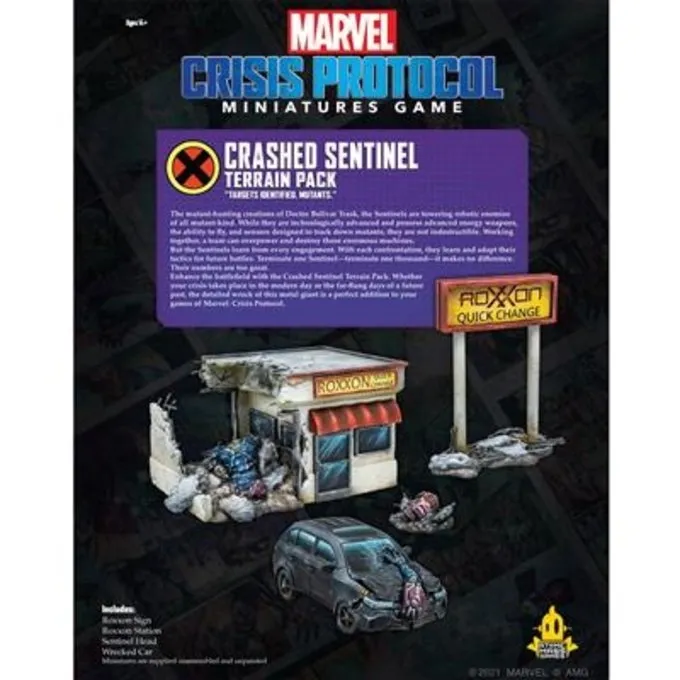 ATOMIC MASS GAMES Marvel CP Crashed Sentinel Terrain Exp - Image 5