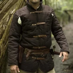 Epic Armoury Medieval Belt Gambeson Brown