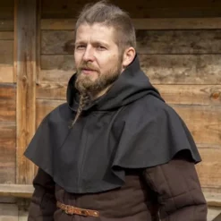 Epic Armoury Medieval Chaperon Walt, Black