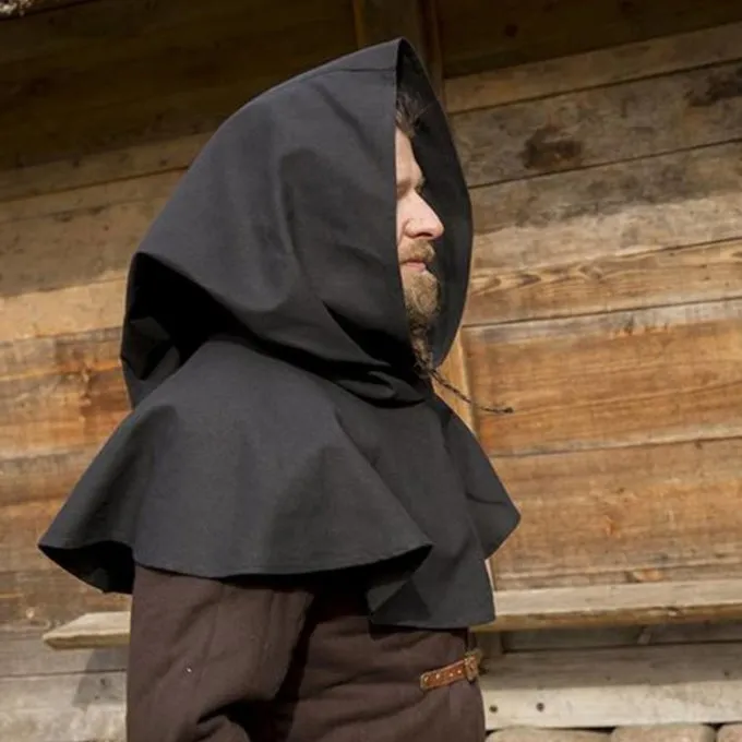 Epic Armoury Medieval Chaperon Walt, Black - Image 6