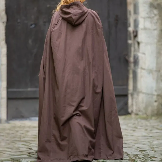 Leonardo Carbone Medieval Cloak Erna, Brown - Image 4