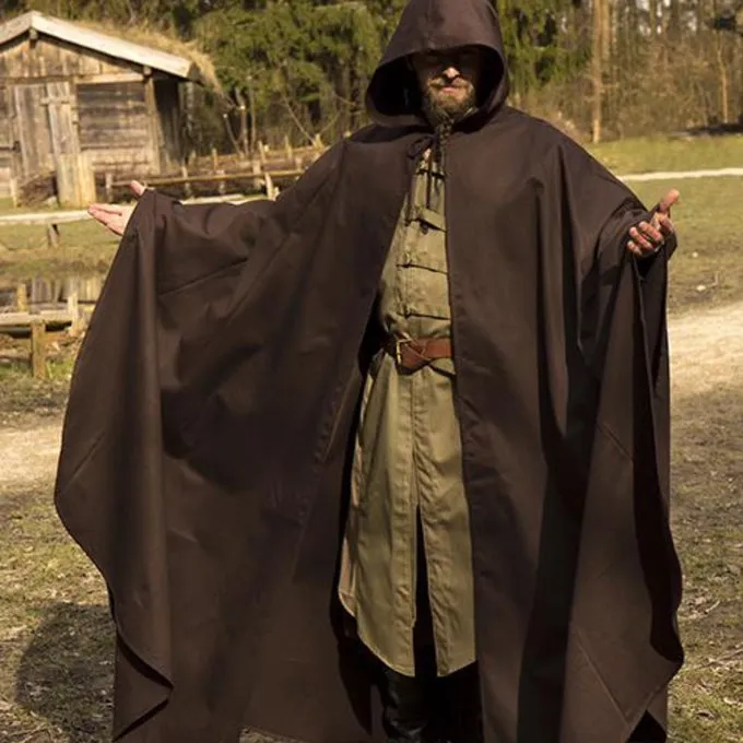 Epic Armoury Medieval Cloak Terrowin, Brown - Image 5