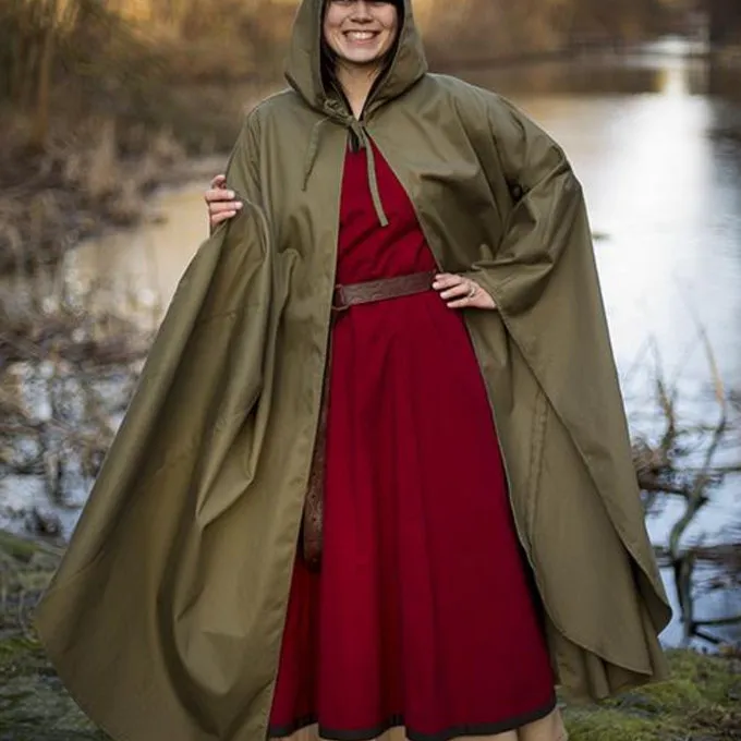 Epic Armoury Medieval Cloak Terrowin, Green - Image 5