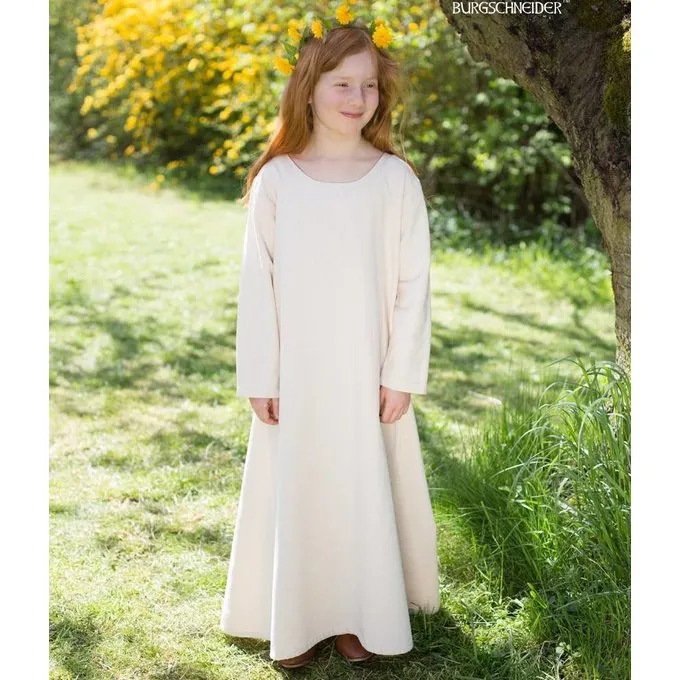 Burgschneider Medieval Dress Ylvi, Natural - Image 2