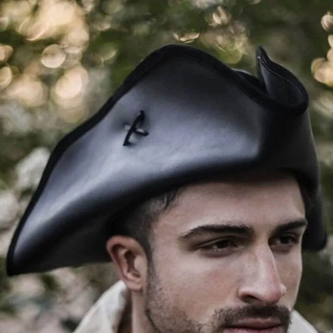 Rawblade Pirate Hat Jack Rackham, Black - Image 2