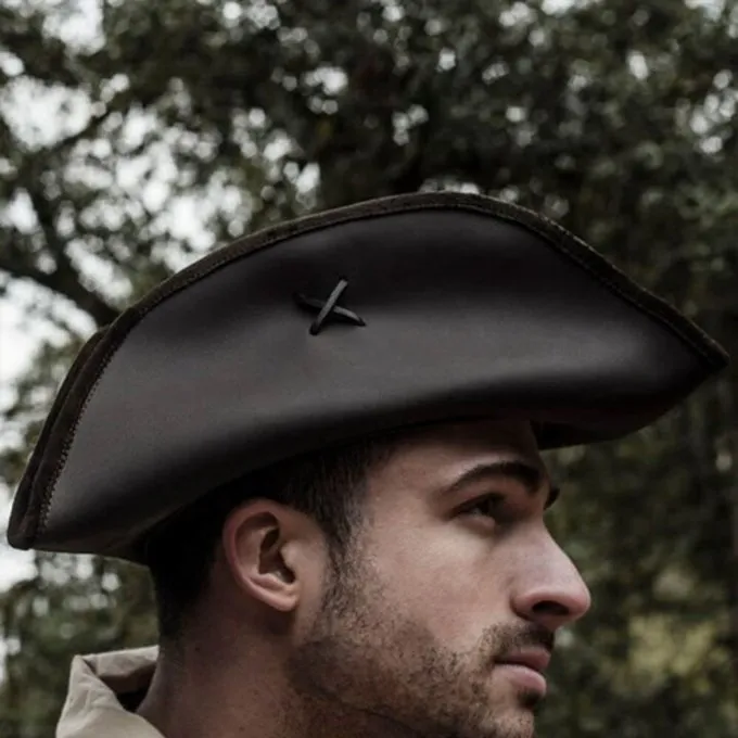 Rawblade Pirate Hat Jack Rackham, Brown - Image 2